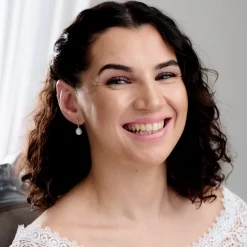 Lace & Favour Kalea Gold Klassische Süßwasserperlen-Tropfen-Ohrringe* Perlen-hochzeitsschmuck | Gold-hochzeitsschmuck