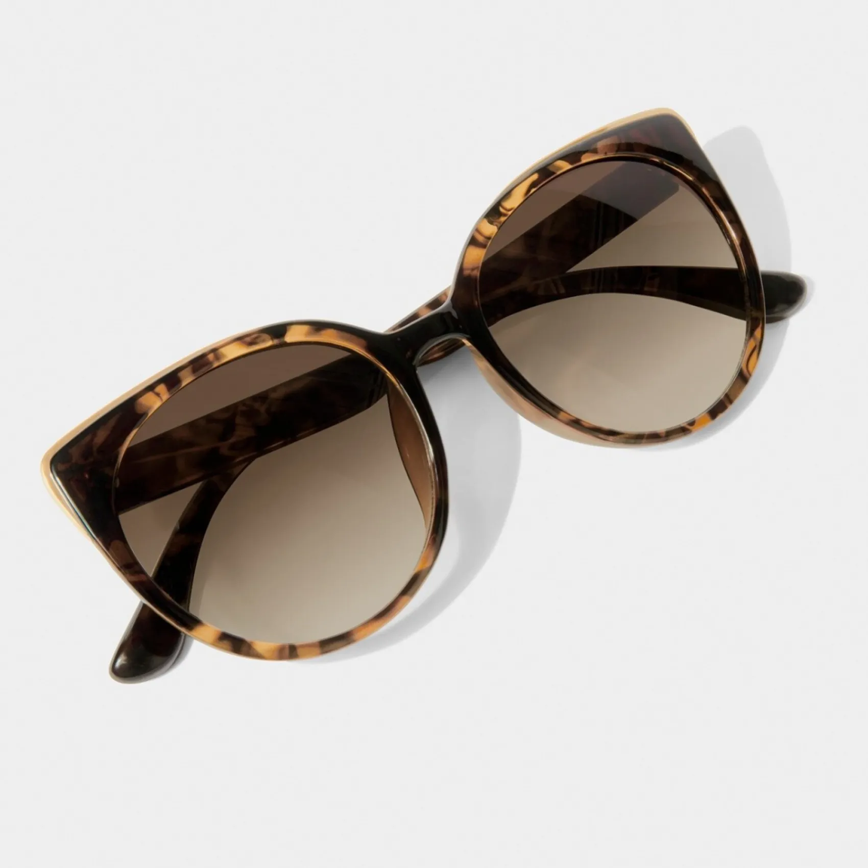 Katie Loxton Amalfi Schildpatt Katzenaugen-Sonnenbrille*Damen Damensonnenbrillen | Flitterwochengeschenke