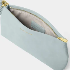 Katie Loxton Asha Blue Mist Suedette Wristlet Bag* Hochzeitsgäste-taschen | Hochzeit Handtaschen