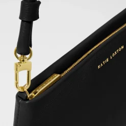 Katie Loxton Asha Schwarze Handgelenkstasche* Hochzeitsgäste-taschen