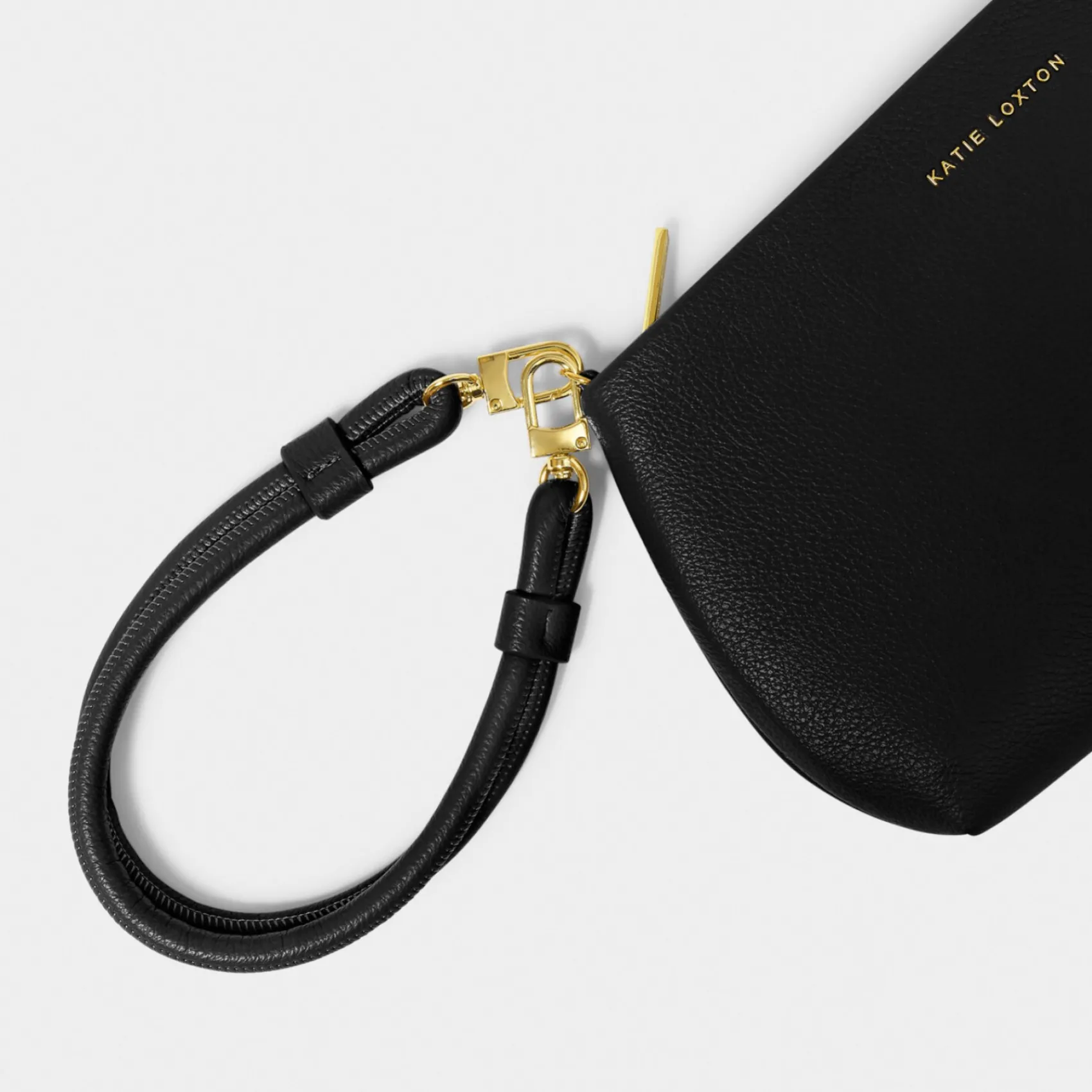 Katie Loxton Asha Schwarze Handgelenkstasche* Hochzeitsgäste-taschen
