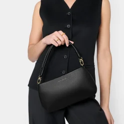 Katie Loxton Asha Schwarze Handgelenkstasche* Hochzeitsgäste-taschen