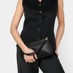 Katie Loxton Asha Schwarze Handgelenkstasche* Hochzeitsgäste-taschen
