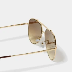 Katie Loxton Bali Gold Aviator-Sonnenbrille*Damen Damensonnenbrillen | Flitterwochengeschenke