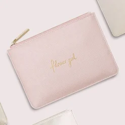 Katie Loxton blumenmädchen" Metallic Rosa Mini Perfect Pouch* Sentiment-säckchen | Geschenke Für Blumenmädchen