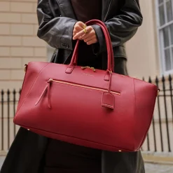 Katie Loxton Chelsea Garnet Red Wochenendtasche Duffle Bag* Flitterwochengeschenke | Wochenendtaschen