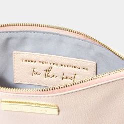 Katie Loxton dankeschön für die Hilfe beim Binden des Knotens" Rosa Beutel* Sentiment-säckchen | Geschenke Für Die Mutter Des Bräutigams