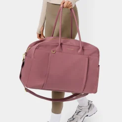 Katie Loxton Deep Rose Nylon-Luxe Gym Bag* Wochenendtaschen | Wochenendtaschen