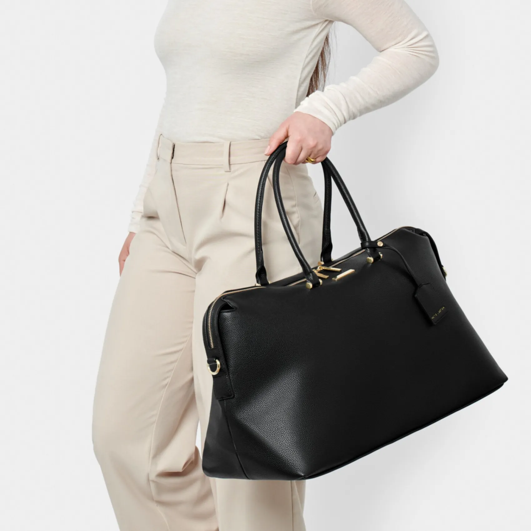 Katie Loxton Kensington Black Weekend Holdall Duffle Bag* Flitterwochengeschenke | Geschenke Für Die Braut