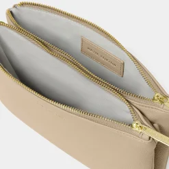 Katie Loxton Light Taupe Duo Pouch* Sentiment-säckchen | Geschenke Für Die Mutter Des Bräutigams