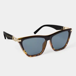 Katie Loxton Marbella Schwarz Schildpatt Cat Eye Sonnenbrille*Damen Damensonnenbrillen | Flitterwochengeschenke