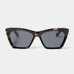 Katie Loxton Marokko Dunkelbraune Schildpatt-Sonnenbrille*Damen Damensonnenbrillen | Flitterwochengeschenke