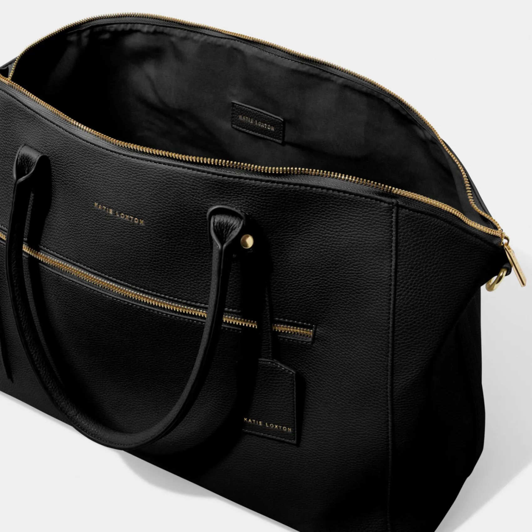 Katie Loxton Mayfair Black Weekend Holdall Duffle Bag* Flitterwochengeschenke | Geschenke Für Die Braut