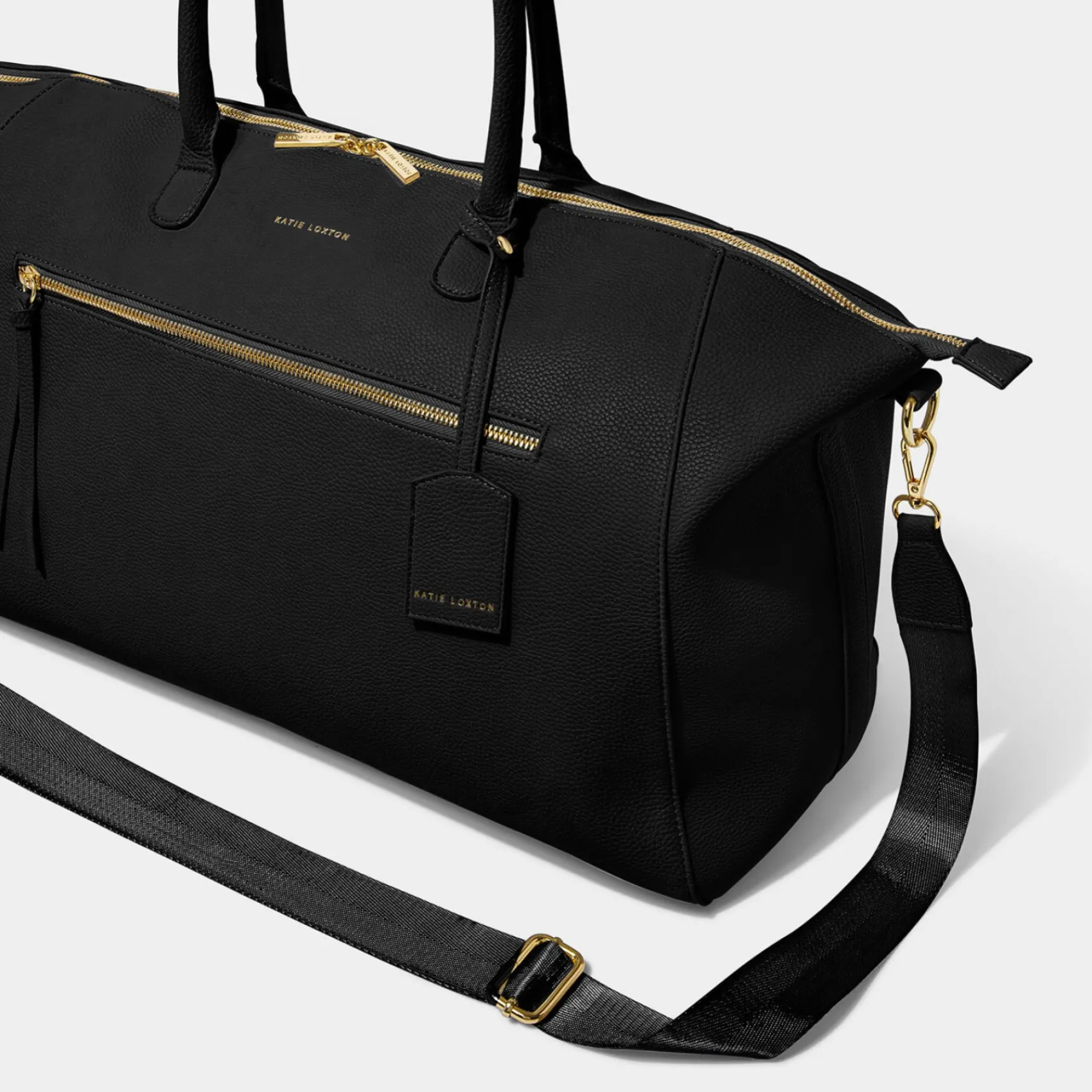 Katie Loxton Mayfair Black Weekend Holdall Duffle Bag* Flitterwochengeschenke | Geschenke Für Die Braut