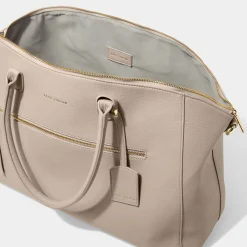 Katie Loxton Mayfair Taupe Wochenendtasche Duffle Bag* Flitterwochengeschenke | Geschenke Für Die Braut