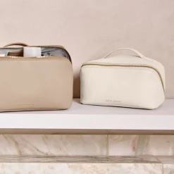 Katie Loxton Mittelgroße, weiße Make-up- und Kulturtasche* Make-up- Und Kulturbeutel | Flitterwochengeschenke