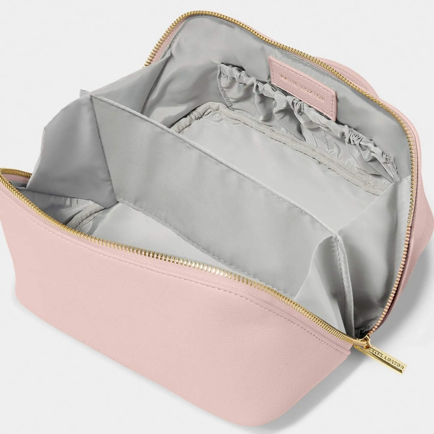 Katie Loxton Mittlere staubrosa Kosmetiktasche und Waschbeutel* Make-up- Und Kulturbeutel | Flitterwochengeschenke
