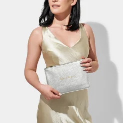 Katie Loxton mutter des Bräutigams" Metallic-Silber Perfektes Etui* Sentiment-säckchen | Geschenke Für Die Mutter Des Bräutigams
