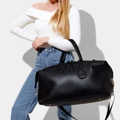 Katie Loxton Oxford Black Weekend Holdall Duffle Bag* Flitterwochengeschenke | Geschenke Für Die Braut