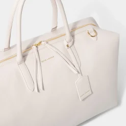 Katie Loxton Oxford Off White Weekend Holdall Duffle Bag* Flitterwochengeschenke | Geschenke Für Die Braut