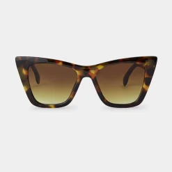 Katie Loxton Porto Braun Schildpatt Katzenaugen-Sonnenbrille*Damen Damensonnenbrillen | Flitterwochengeschenke