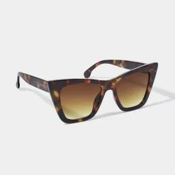 Katie Loxton Porto Braun Schildpatt Katzenaugen-Sonnenbrille*Damen Damensonnenbrillen | Flitterwochengeschenke