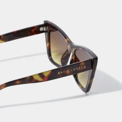 Katie Loxton Porto Braun Schildpatt Katzenaugen-Sonnenbrille*Damen Damensonnenbrillen | Flitterwochengeschenke