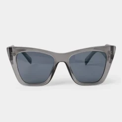 Katie Loxton Porto Schwarz Transparent Grau Katzenaugen-Sonnenbrille*Damen Damensonnenbrillen | Flitterwochengeschenke