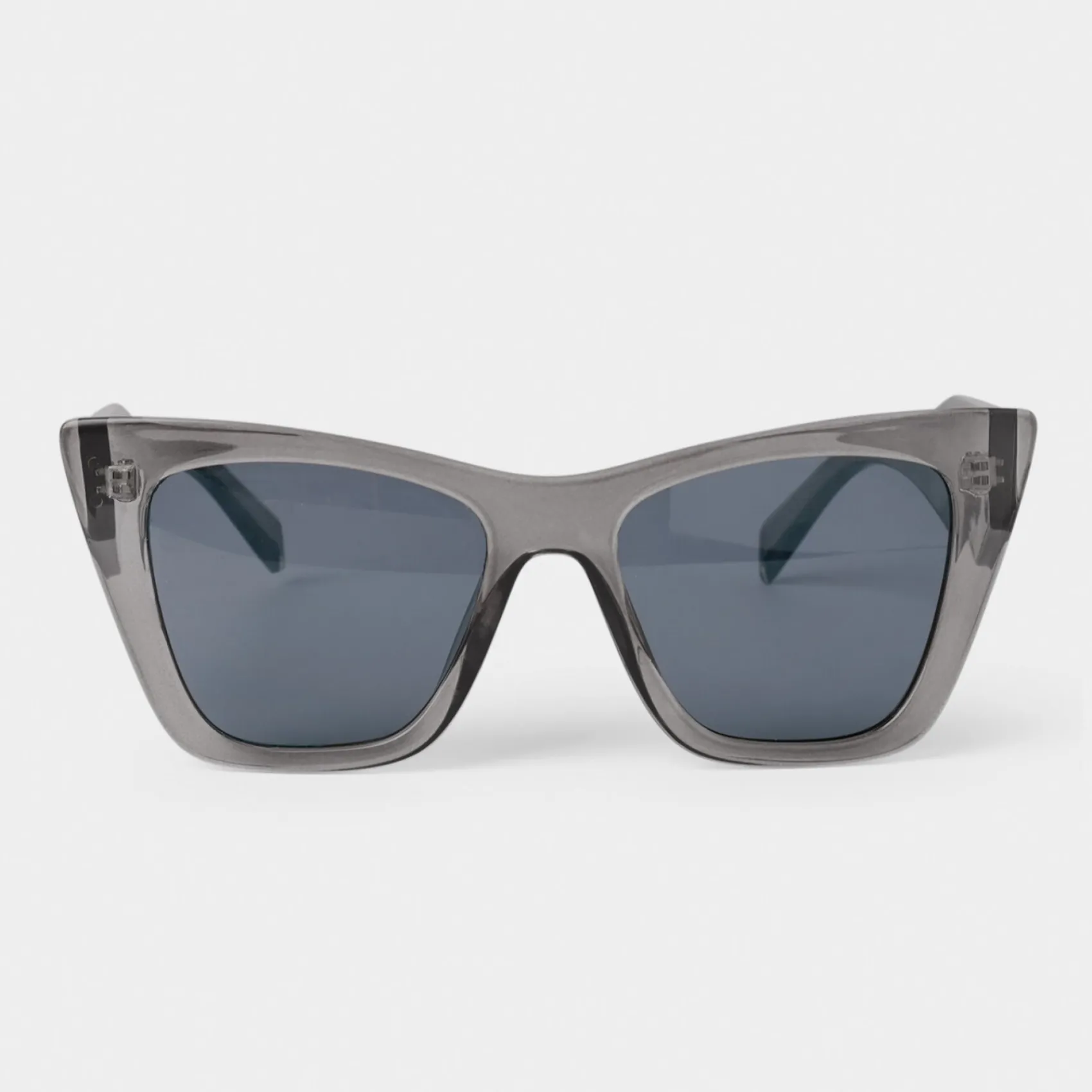 Katie Loxton Porto Schwarz Transparent Grau Katzenaugen-Sonnenbrille*Damen Damensonnenbrillen | Flitterwochengeschenke