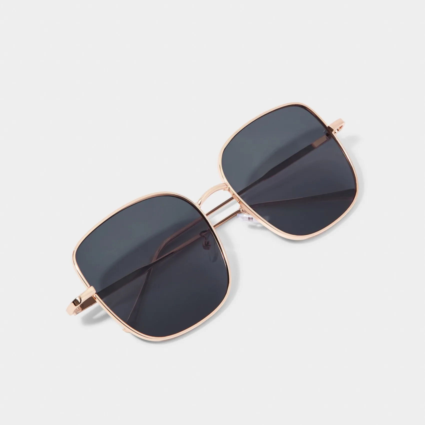 Katie Loxton Quadratische Sonnenbrille Sahara Gold und Schwarz*Damen Damensonnenbrillen | Flitterwochengeschenke