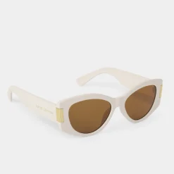 Katie Loxton Rimini Off White Oval Sonnenbrille*Damen Damensonnenbrillen | Flitterwochengeschenke
