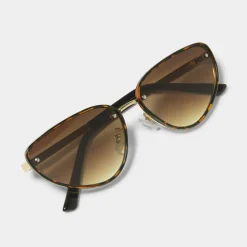 Katie Loxton Saint-Tropez Braun Schildpatt Katzenaugen-Sonnenbrille*Damen Damensonnenbrillen | Flitterwochengeschenke