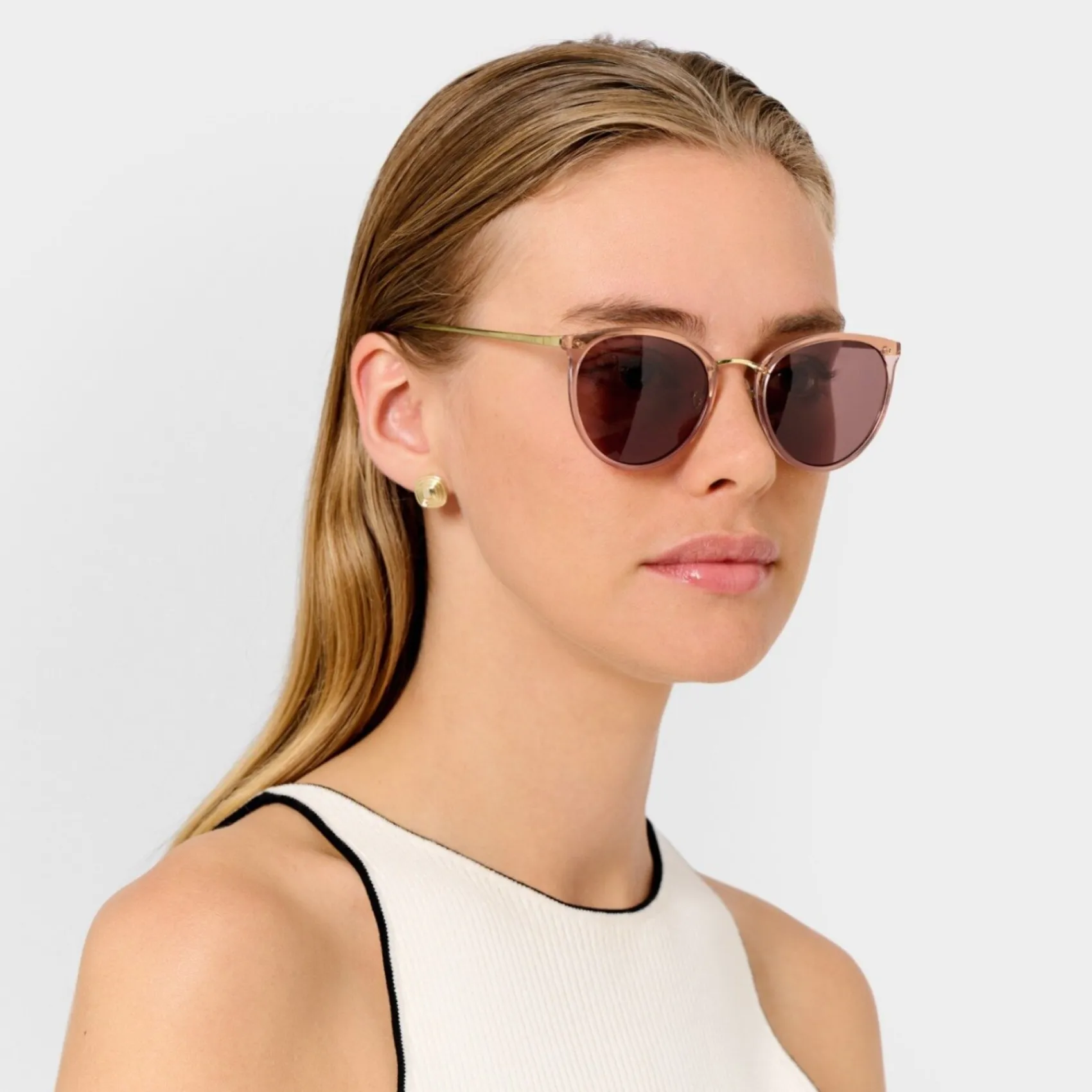 Katie Loxton Santorini Rose Gold Breite Katzenaugen-Sonnenbrille*Damen Damensonnenbrillen | Flitterwochengeschenke