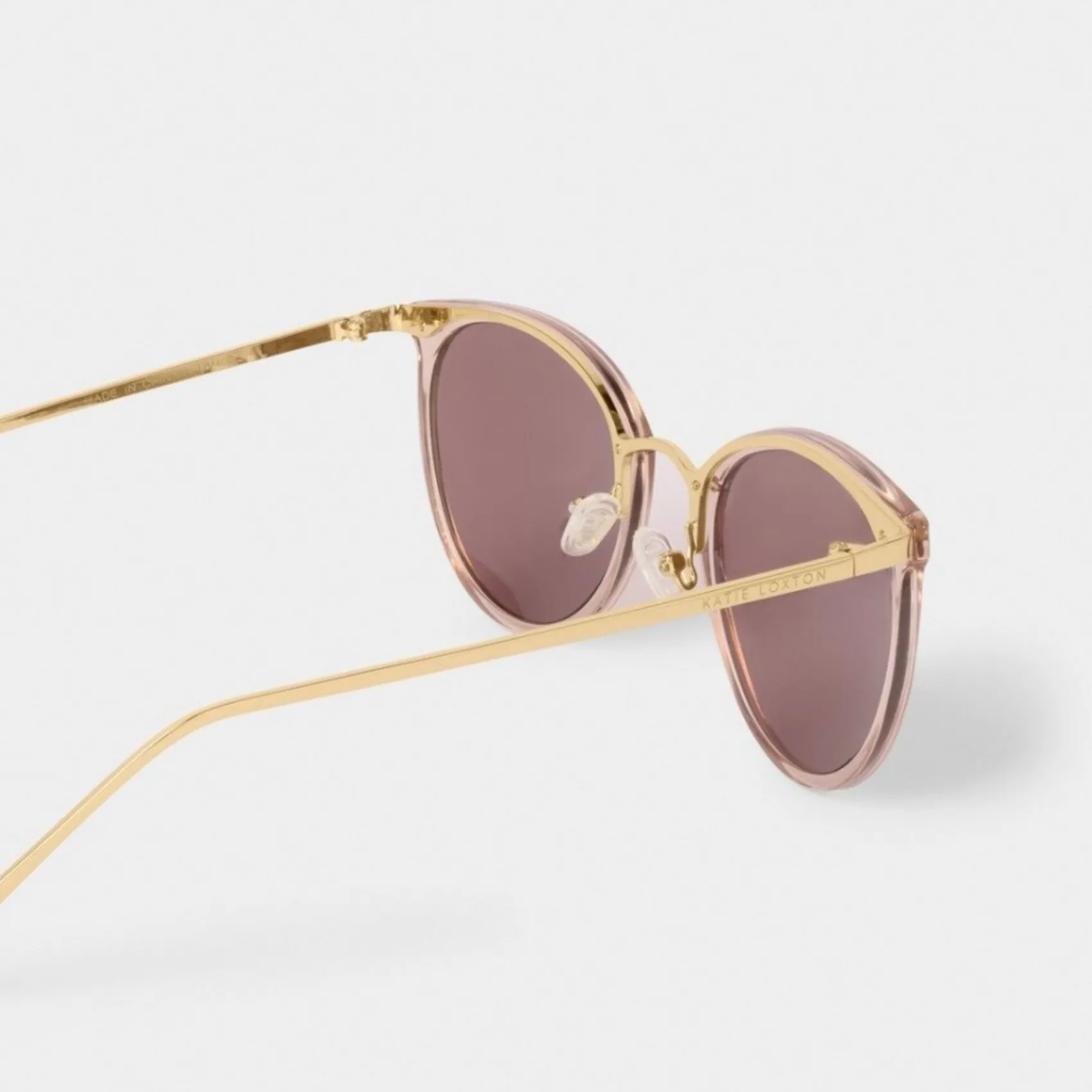 Katie Loxton Santorini Rose Gold Breite Katzenaugen-Sonnenbrille*Damen Damensonnenbrillen | Flitterwochengeschenke