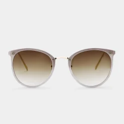 Katie Loxton Santorini Taupe Gradient Wide Cat Eye Sunglasses*Damen Damensonnenbrillen | Flitterwochengeschenke