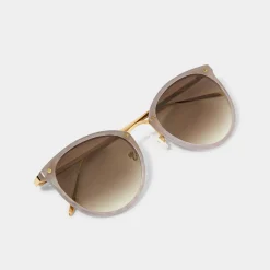 Katie Loxton Santorini Taupe Gradient Wide Cat Eye Sunglasses*Damen Damensonnenbrillen | Flitterwochengeschenke