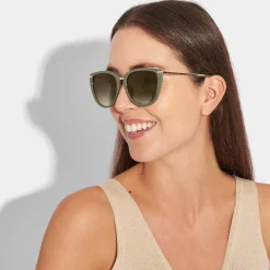 Katie Loxton Sardinia Khaki Sonnenbrille*Damen Damensonnenbrillen | Flitterwochengeschenke