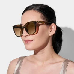 Katie Loxton Savannah Tortiseshell Square Sonnenbrille*Damen Damensonnenbrillen | Flitterwochengeschenke