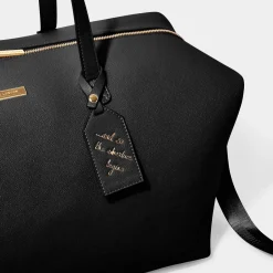 Katie Loxton Schwarze Wochenendtasche Duffle Bag* Flitterwochengeschenke | Geschenke Für Die Braut