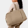 Katie Loxton Taupe Nylon-Luxe Gym Bag* Wochenendtaschen | Wochenendtaschen