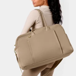 Katie Loxton Taupe Nylon-Luxe Gym Bag* Wochenendtaschen | Wochenendtaschen