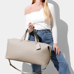 Katie Loxton Taupe Wochenendtasche Duffle Bag* Flitterwochengeschenke | Geschenke Für Die Braut