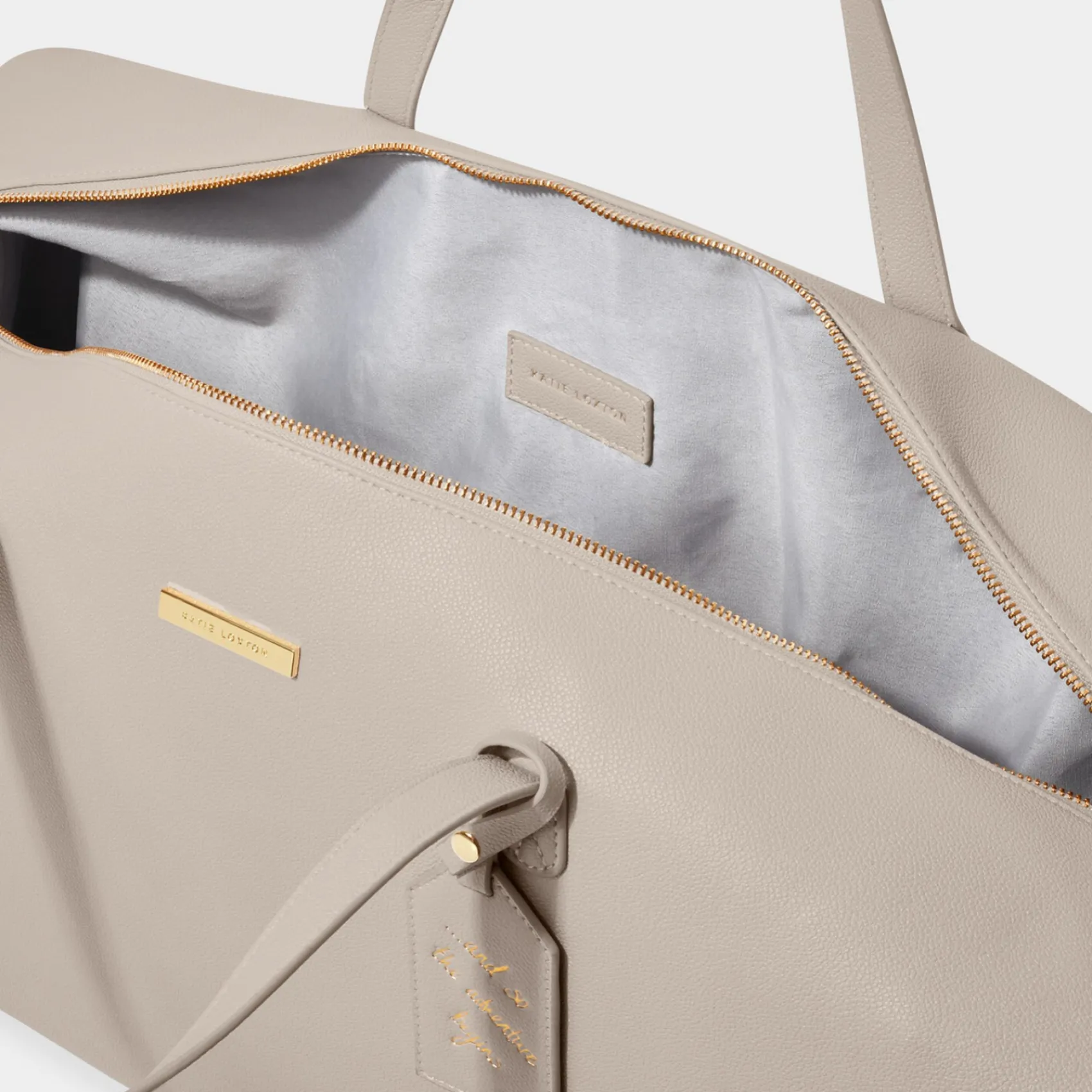 Katie Loxton Taupe Wochenendtasche Duffle Bag* Flitterwochengeschenke | Geschenke Für Die Braut