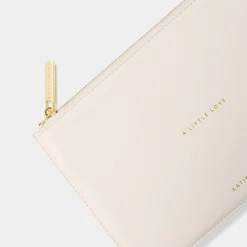 Katie Loxton weißer Sentiment-Beutel 'A Little Love'* Sentiment-säckchen | Geschenke Für Die Mutter Des Bräutigams