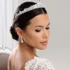 Lace & Favour Kronleuchter Classic Cubic Zirkonia Hochzeit Tiara* Haarschmuck Aus Kristall | Silberne Haar-accessoires