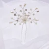 Lace & Favour Leia Floral Perle und Kristall Spray Haarnadel* Geschenke Für Brautjungfern | Perlen-haarschmuck
