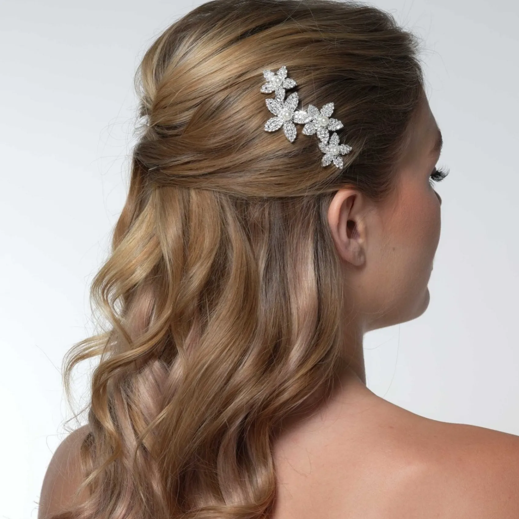Poirier Leilani Crystal Floral Haarkamm* Abschlussball Haarspangen & Kämme | Haarschmuck Aus Kristall