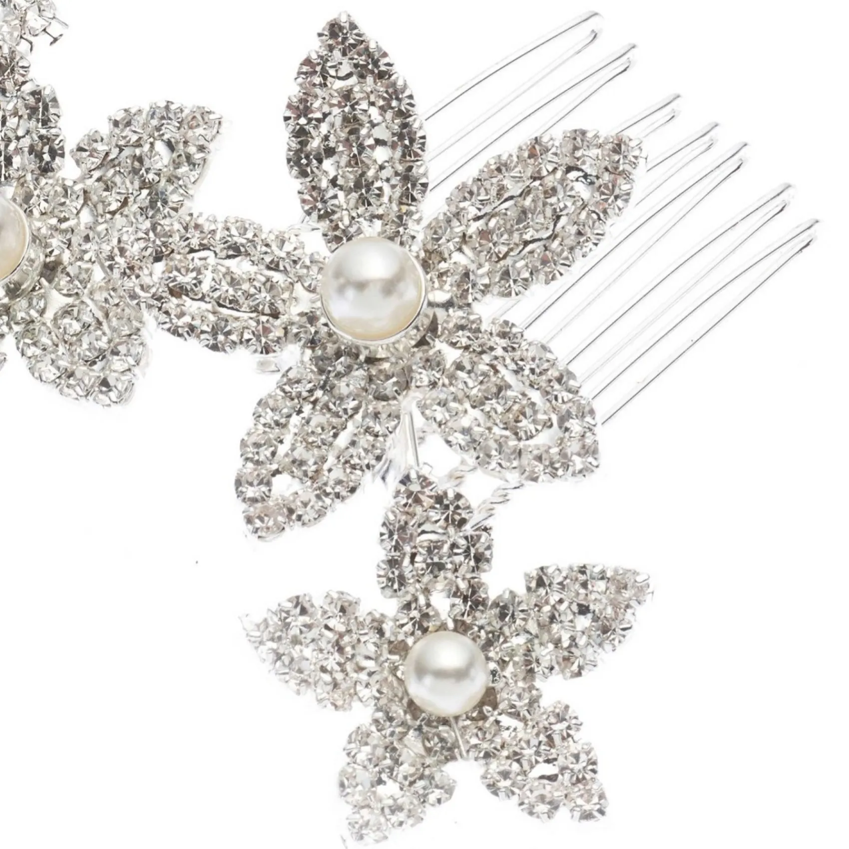 Poirier Leilani Crystal Floral Haarkamm* Abschlussball Haarspangen & Kämme | Haarschmuck Aus Kristall