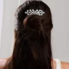 Lace & Favour Lüsterne Kristallspray Hochzeit Haarkamm* Abschlussball Haarspangen & Kämme | Geschenke Für Die Braut