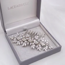 Lace & Favour Lüsterne Kristallspray Hochzeit Haarkamm* Abschlussball Haarspangen & Kämme | Geschenke Für Die Braut